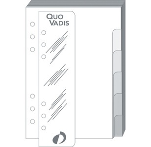 Quo Vadis, Einlagen Für Organizer - 15x21 Cm - Einlagen Unisex Weiss, 