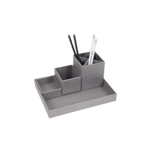 BIGSO, LENA Schreibtisch Organizer Grau LENA Schreibtisch Organizer Grau, Bigso Box of Sweden - LENA Schreibtisch Organizer Grau, One Size, Grau
