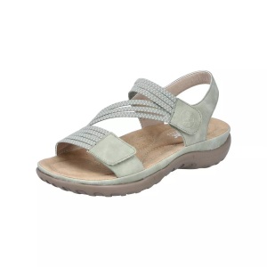 Rieker, Rieker Damen Sandale Grün, Rieker - Sandalen, für Damen, Weiss, Größe 37