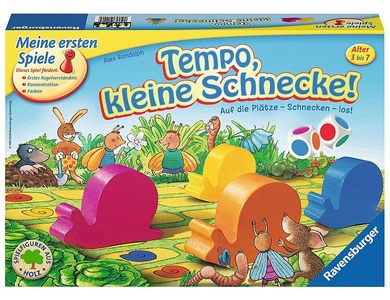 Ravensburger, RAVENSBURGER Spiel Tempo, kleine Schnecke, Ravensburger Spiel »Auf die Plätze - Schnecken - los!«