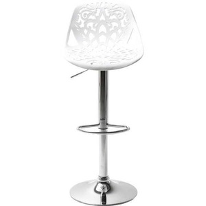 Kare Design, Barhocker Ornament White, Barhocker Ornament White