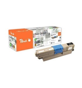 Peach, Peach Tonermodul schwarz kompatibel zu OKI 46508716, Peach O4650-87 Toner bk ersetzt OKI 46508716 für z.B. OKI C 332 DN, OKI MC 363 DN, OKI MC 363 N, OKI MC 363 DNW, OKI C 332 DNw