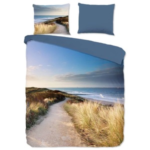 Good Morning, Good Morning Bettwäsche-Set DUNES 135x200 cm Mehrfarbig, good morning Wendebettwäsche »Dunes«, mit Strand-Motiv