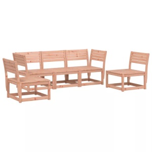 vidaXL, vidaXL 5-tlg. Garten-Sofagarnitur Massivholz Douglasie, vidaXL 5-tlg. Garten-Sofagarnitur Massivholz Douglasie