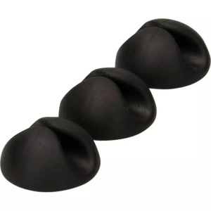 Cablehome, Cablehome Kabelhalter selbstklebend 135347 Schwarz 9 St., Single Stop-Set