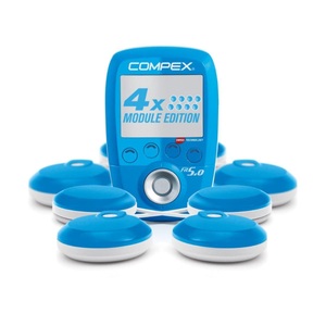 Compex, COMPEX Stim Fit 5.0 4 Massagegerät Blau, compex - FIT 5.0 4 Modulen Muskelstimulator, Muskelstimulator