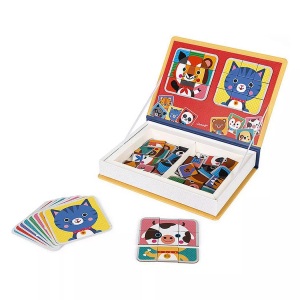 Janod, Janod - Magnetbuch Mix & Match - 3+, Janod - Magnetbuch Mix & Match, Multicolor