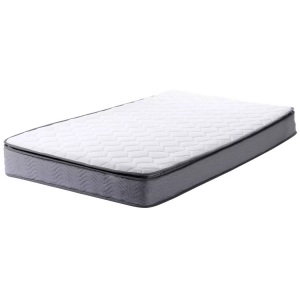 Beliani, Matratze aus Polyester SPLENDOUR Matratze aus Polyester SPLENDOUR, Beliani - Taschenfederkernmatratze aus Taschenfedern SPLENDOUR Hart (H3), 90x200 cm, Weiss Bunt
