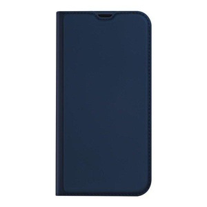 Dux Ducis, Dux Ducis - iPhone 13 Pro Max Flip Wallet Cover Leder Tasche - Dunkelblau, DuxDucis - iPhone 13 Pro Max Dux Ducis Flip Folio Case, Weiss Bunt