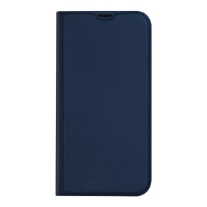 Dux Ducis, Dux Ducis - iPhone 13 Pro Max Flip Wallet Cover Leder Tasche - Dunkelblau