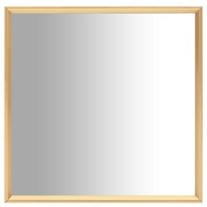 vidaXL, vidaXL Spiegel Golden 40x40 cm, VidaXL - Spiegel pvc, One Size, Gelbgold