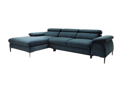 Pascal Morabito, Ecksofa mit Schlaffunktion - Ecke links - Samt - Dunkel - SEPINA von Ecksofa mit Schlaffunktion - Ecke links - Samt - Dunkel - SEPINA von PASCAL MORABITO