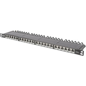 Digitus, Digitus DN-91624S-SL-EA 24 Port Netzwerk-Patchpanel CAT 6a 0.5 HE, Digitus DN-91624S-SL-EA 24 Port Netzwerk-Patchpanel 483 mm (19) CAT 6a 0.5 HE
