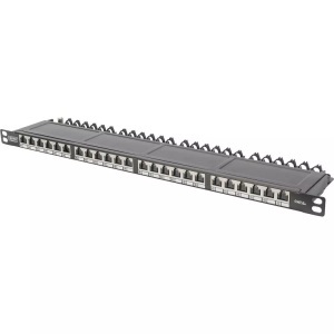 Digitus, Digitus DN-91624S-SL-EA 24 Port Netzwerk-Patchpanel CAT 6a 0.5 HE, Digitus DN-91624S-SL-EA 24 Port Netzwerk-Patchpanel 483 mm (19) CAT 6a 0.5 HE