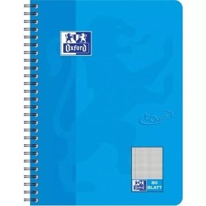 Oxford, Oxford Notizheft Touch Collegeblock, Oxford Collegeblock Touch, B5, kariert, 90g, 80 Blatt, 400086488