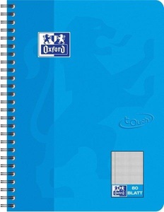 Oxford, Oxford Notizheft Touch Collegeblock, Oxford Collegeblock Touch, B5, kariert, 90g, 80 Blatt, 400086488