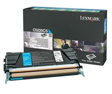 Lexmark, Original Tonerpatrone cyan Lexmark C5220CS, LEXMARK Tonerkassette cyan 3.000 Seiten, Rückgabe passend für: C 522;C 522 Series;C 524 Series;C 532;C 532 Series;C 534;C 534 Series;C520;C520 N;C522N;C524;C524DN;C524DTN;C524N;C530;C530 N;C530dn;C532dn;C532n;C534dn;C534dtn;C534n;Optra C 534 Series