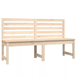 vidaXL, vidaXL Gartenbank 157,5 cm Massivholz Kiefer, vidaXL Gartenbank 157,5 cm Massivholz Kiefer