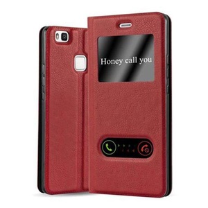 Cadorabo, Hülle für Huawei P9 LITE 2016 / G9 LITE Magnetverschluss, 2 Sichtfenstern
