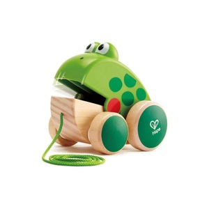 Hape, Hape Nachziehfrosch FRIDOLIN in grün, Nachziehfrosch FRIDOLIN in grün