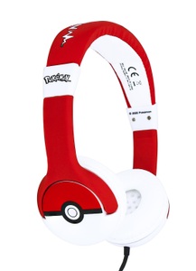 OTL Technologies, OTL TECHNOLOGIES Pokémon Pokéball Kids - Kopfhörer (On-ear, Rot/Weiss), OTL TECHNOLOGIES Pokémon Pokéball Kids - Kopfhörer (On-ear, Rot/Weiss)