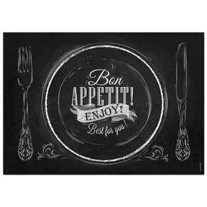 undefined, Papiertischset Bon Appetit, Trendform Tischset Enjoy 42 cm x 29.7 cm
