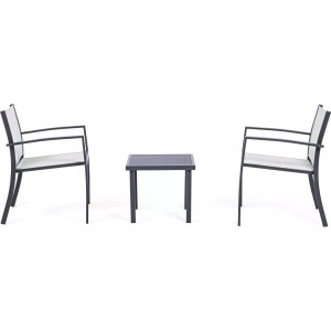 mutoni lifestyle, Garten Sitzgruppe Auri anthrazit (3-teilig), Garten Sitzgruppe Auri anthrazit (3-teilig)