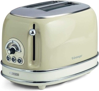 Ariete, Ariete 155-BG Toaster beige, Ariete, HOME & LIVING, Toaster - Vintage - 2 Schlitze, Produkte & Wohnen, Household & Kitchen, Küchenkleingeräte, Toaster