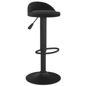 vidaXL, vidaXL Barhocker Schwarz Samt, vidaXL Barhocker Schwarz Samt