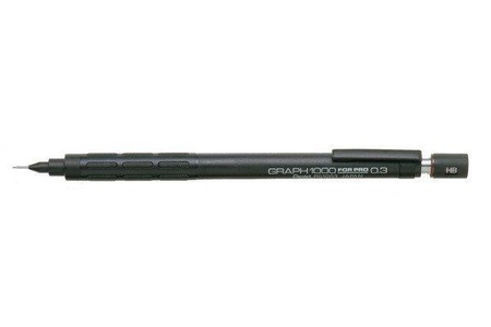 Pentel, PENTEL Druckbleistift Graph 0,3mm PG1003-E schwarz, Pentel Graph, 0,3mm, schwarz, Druckbleistift, PG1003-E