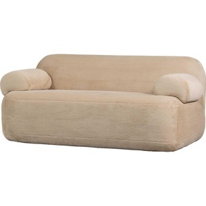 mutoni living, Sofa Jolie 2-Sitz Faux-Fur natur 183, Sofa Jolie 2-Sitz Faux-Fur natur 183