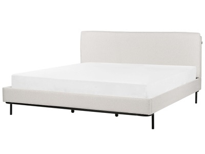 Beliani, Bett mit Lattenrost aus Polyester Modern CORIO Bett mit Lattenrost aus Polyester Modern CORIO