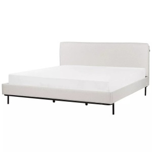 Beliani, Bett mit Lattenrost aus Polyester Modern CORIO Bett mit Lattenrost aus Polyester Modern CORIO