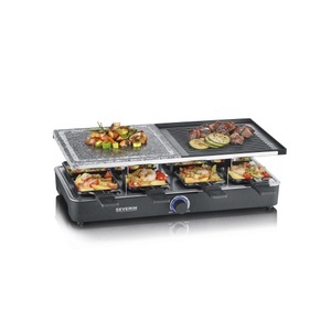 Severin, Severin 2376 Raclette 8 Pfännchen Schwarz, Severin Rg2376 8 Personen Racletteofen