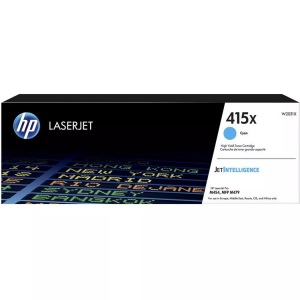 Hp, HP 415X Cyan Original ​LaserJet Tonerkartusche ​mit hoher Reichweite, HP 415X Original Tonerkartusche W2031X Cyan