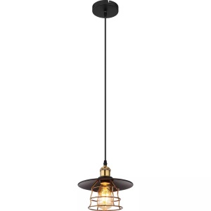 mutoni light, Hängeleuchte Viejo Metall schwarz matt 1xE27, Hängeleuchte Viejo Metall schwarz matt 1xE27