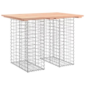 vidaXL, vidaXL Gartenbank aus Gabionen 100x70x72 cm Massivholz Douglasie, vidaXL Gartenbank aus Gabionen 100x70x72 cm Massivholz Douglasie