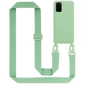 Cadorabo, Handy Kette für Samsung Galaxy S20 PLUS Silikon Schutzhülle, Cadorabo - Handy Kette für Samsung Galaxy S20 PLUS Silikon Schutzhülle, Hellgrün