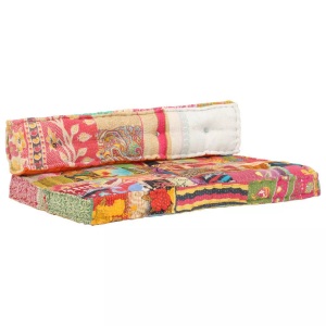 Diverse Hardware, Palettensofa-Auflage Mehrfarbig Stoff Patchwork, VidaXL - Palettensofa-kissen gewebe, 120X80X39CM, Multicolor
