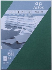 Artoz, ARTOZ Couverts 1001 A4 107796143 100g. racing green 5 Stück, ARTOZ Couverts 1001 A4 107796143 100g. racing green 5 Stück