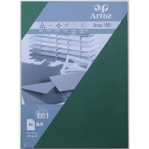 Artoz, ARTOZ Couverts 1001 A4 107796143 100g. racing green 5 Stück, ARTOZ Couverts 1001 A4 107796143 100g. racing green 5 Stück