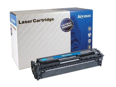 KEYMAX, KEYMAX Toner-Modul cyan CE321AKEY zu HP CLJ CP 1525 1300 S., Keymax Toner, blau, CE321AKEY, (1'300 Seiten)