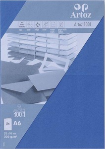 undefined, Artoz 10732226-427 Tintendruckerpapier, ARTOZ Karten 1001 A6 107322264 220g. royal 5 Blatt
