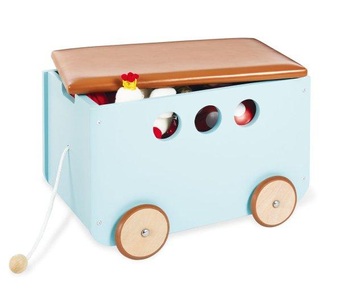 Pinolino, PINOLINO Spielzeugkiste mit Rollen Jim mint, Pinolino Spielzeugkiste mit Rollen Jim
