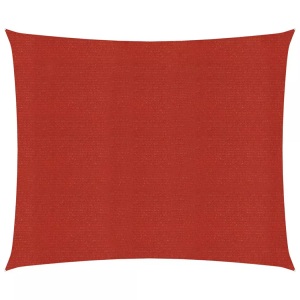 vidaXL, vidaXL Sonnensegel 160 g/m² Rot 2x2,5 m HDPE