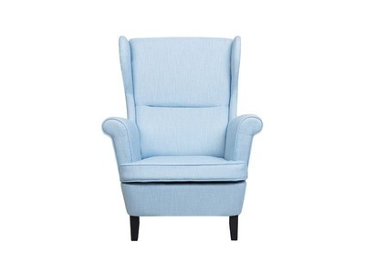Beliani, Beliani Sessel Polsterbezug hellblau ABSON, 