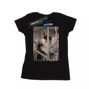 FRIENDS, Sofa Stairs Photo Tshirt Unisex Schwarz S
