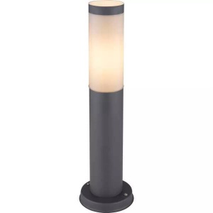 mutoni light, Aussenleuchte Boston Edelstahl anthrazit 1xE27, Sockelleuchte Boston, Höhe 45 cm