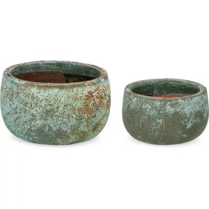 mutoni lifestyle, Pflanzentopf Duyen grün (2er-Set), Pflanzentopf Duyen grün (2er-Set)