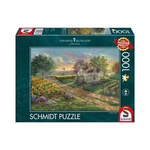 Schmidt Spiele, Thomas Kinkade Studios: Sonnenblumenfelder, Puzzle, Sonnenblumenfelder